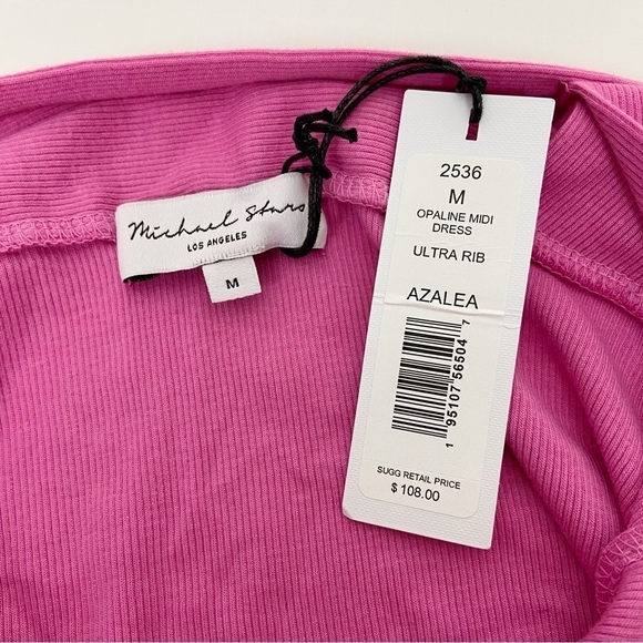 Michael Stars Opaline Dress in Azalea Size M - Picture 7 of 11